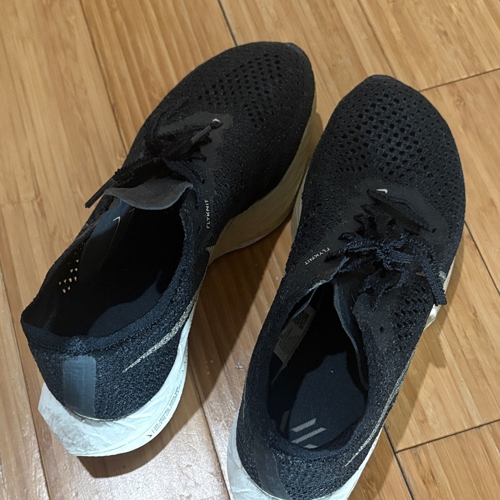 Nike Vaporfly 3 Black Flyknit Running Shoes